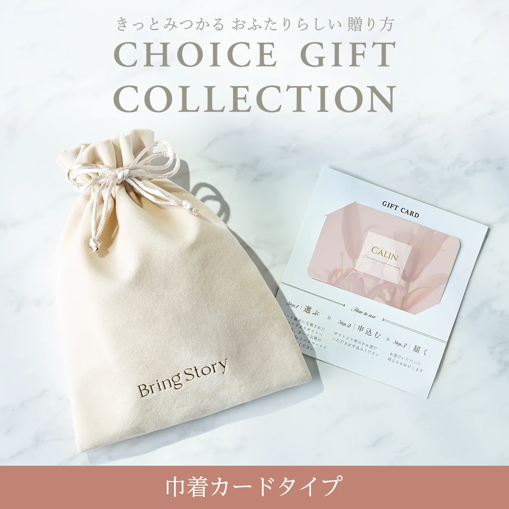 【チョイスギフトコレクション】 アイネコース・巾着カードタイプ (パースベージュ101)
