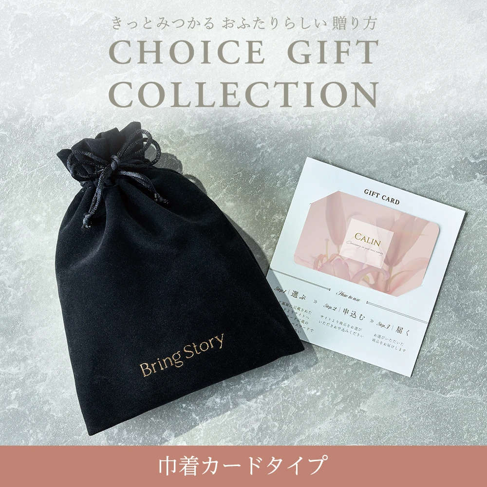 【チョイスギフトコレクション】 アイネコース・巾着カードタイプ (パースブラック101)