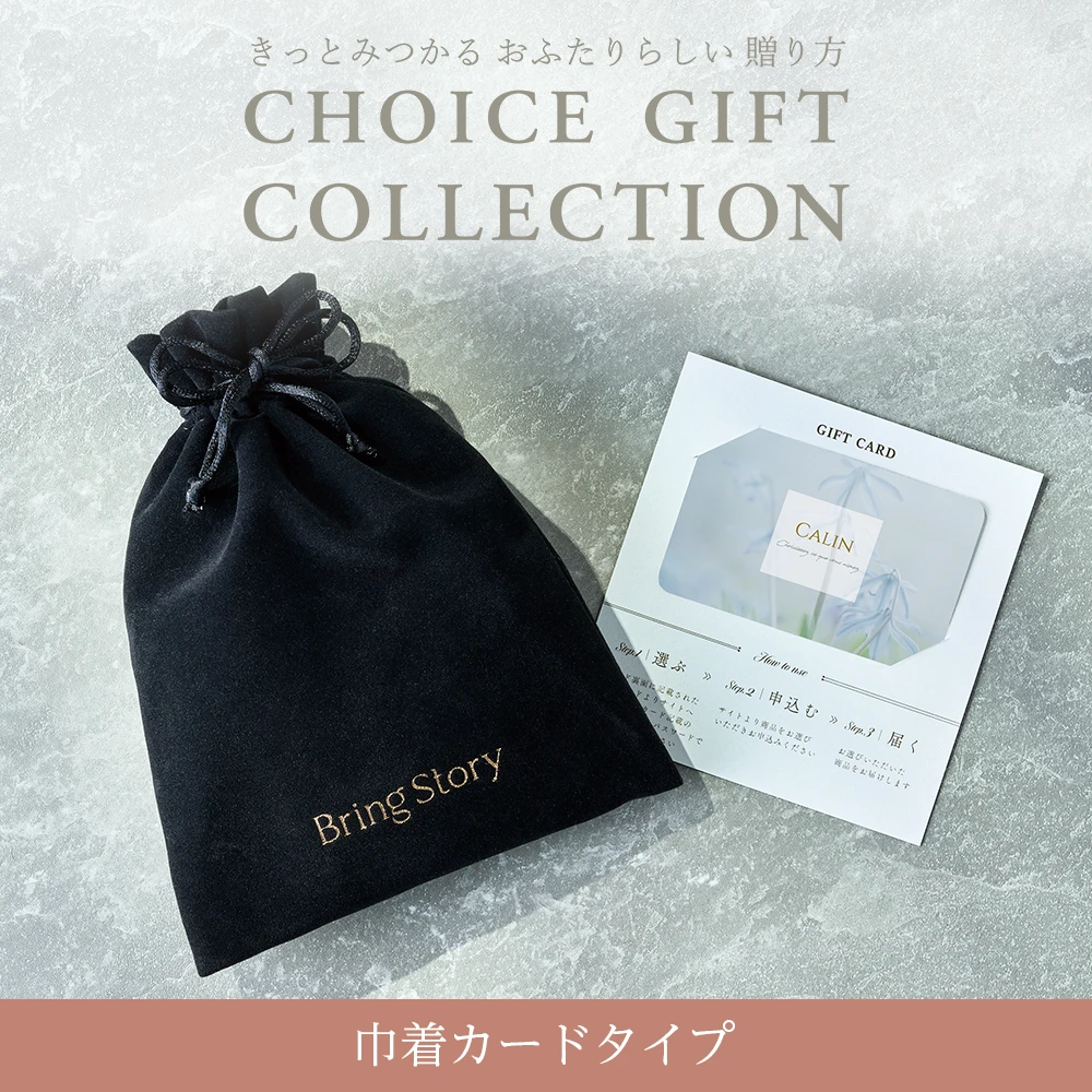 【チョイスギフトコレクション】 ビジューコース・巾着カードタイプ (パースブラック102)