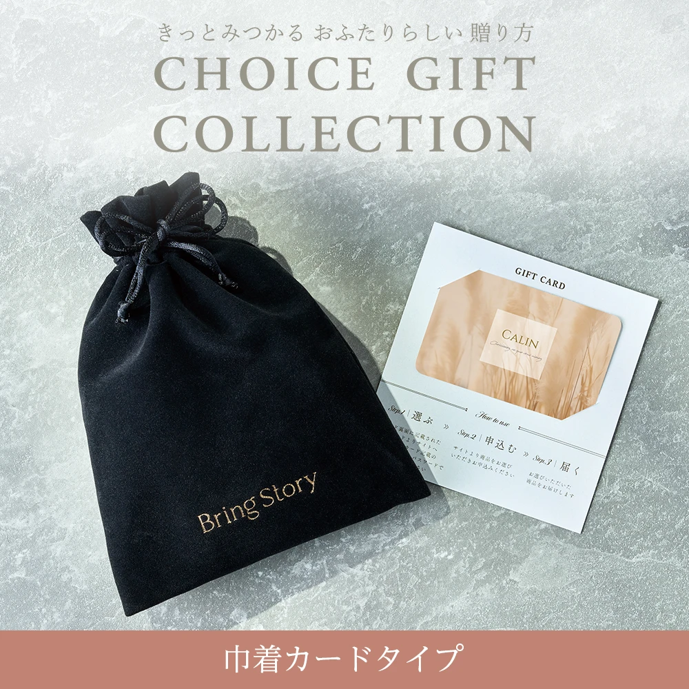 【チョイスギフトコレクション】 エミーコース・巾着カードタイプ (パースブラック105)