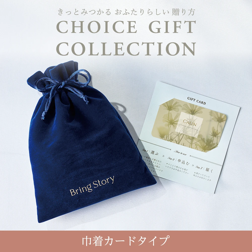 【チョイスギフトコレクション】 ジゼルコース・巾着カードタイプ (パースネイビー107)