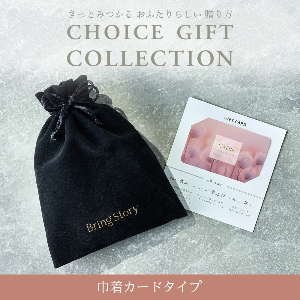 【チョイスギフトコレクション】 アイネスコース・巾着カードタイプ (パースブラック109)