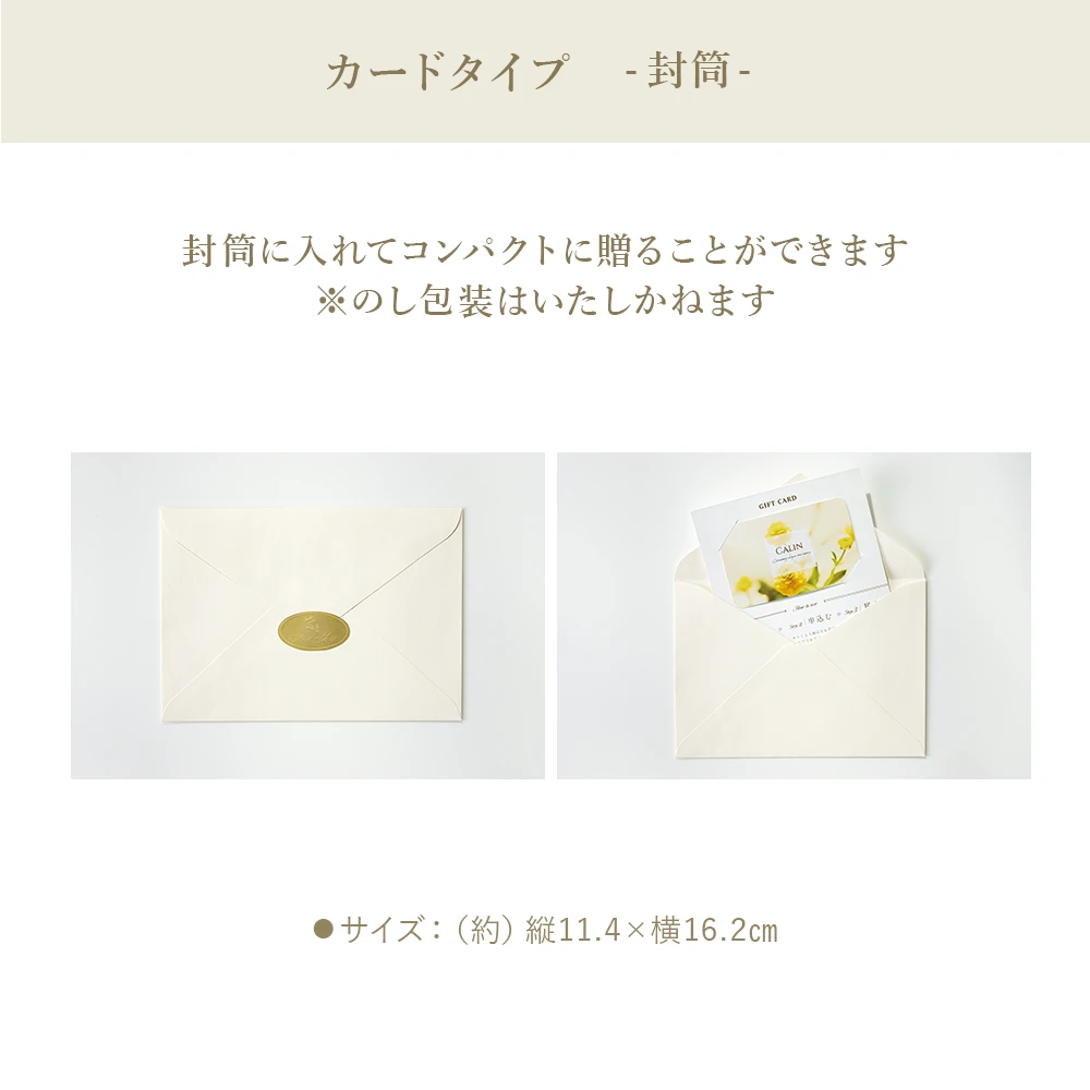【チョイスギフトコレクション】 エミーコース・封筒カードタイプ (レター105)