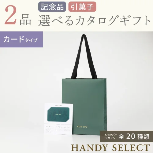 【ハンディセレクト】 2品 9,700円コース・カードタイプ