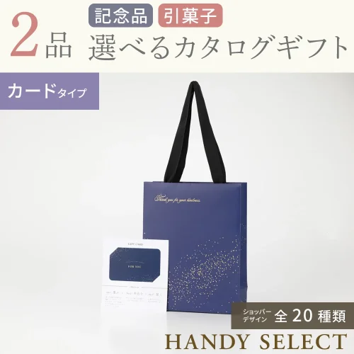 【ハンディセレクト】 ２品 21,700円コース・カードタイプ